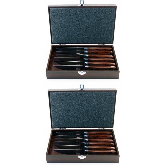 Berghoff Pakka 14Pc Steak Knife Set With 2 Cases