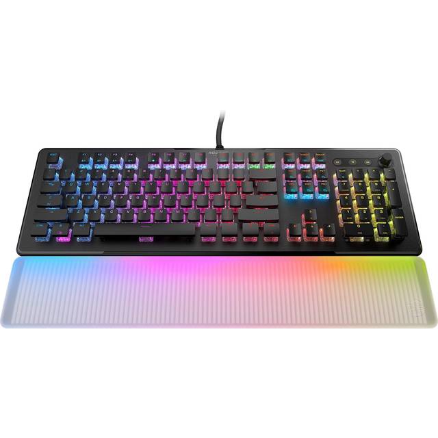 ROCCAT Vulcan II Max – Optical-Mechanical PC Gaming Keyboard, with Customizable RGB Illuminated Keys and Palm Rest, Titan II Smooth Linear Switches, A
