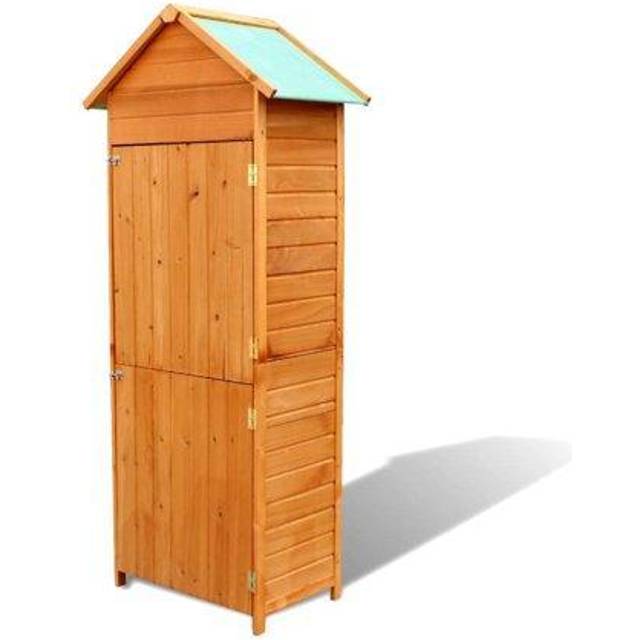 vidaXL Garden Storage Cabinet Brown 42.5x64x190 cm