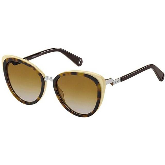 Max & Co, Accessoarer, Dam, ONE Size, Havana Light Yellow Solglasögon - multicolor (ONE SIZE)