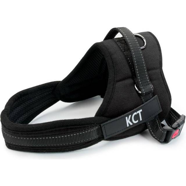 (Black Harness, Extra Large (XL)) KCT No Pull Padded Dog Harnesses Red/Black/Blue