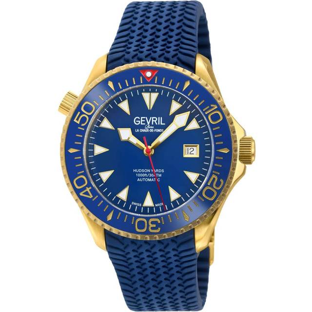 Hudson Yards 48804R Swiss Automatic Sellita SW200 Watch - Blue - One Size