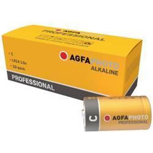 Batteri R14 (C) AgfaPhoto Professional LR14 Alkaliskt 1.5 V 10 st