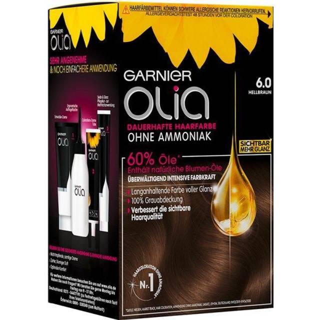 GARNIER Olia C4495800 Hårfärg, 6.0 Ljusbrun, 1 st