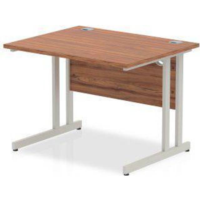 Impulse 1000/800 Rectangle Silver Cantilever Leg Desk - MI001899