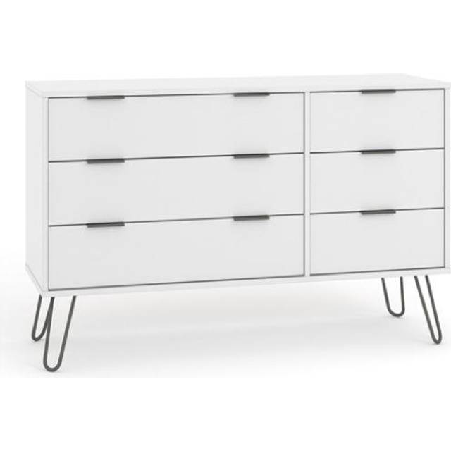 Augusta Curve 3+3 Drawer Wide Chest