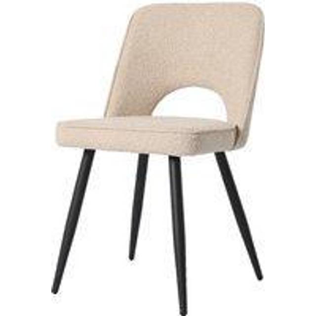 Home Garden Direct Thetis - X2 Boucle Dining Chairs - Teddy Fabric, Cream