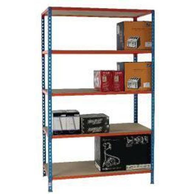 Standard Duty Painted Orange Shelf Unit Blue