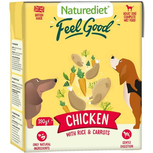 Naturediet Feel Good Adult Wet Dog Food Chicken 18 X 390G Cartons