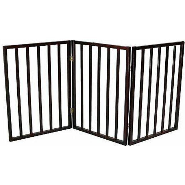 Oypla Folding Wooden Pet Gate | Wooden Stair Gate