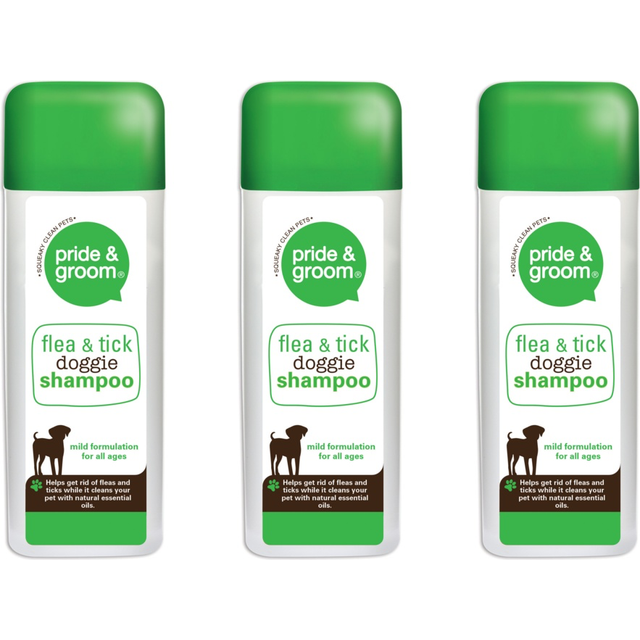 Pride & Groom Flea and Tick Doggie Shampoo - Petshield