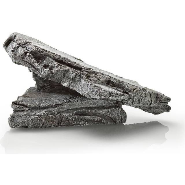 Oase slate aquarium ornament stone decoration grey rock fish tank decor scape c