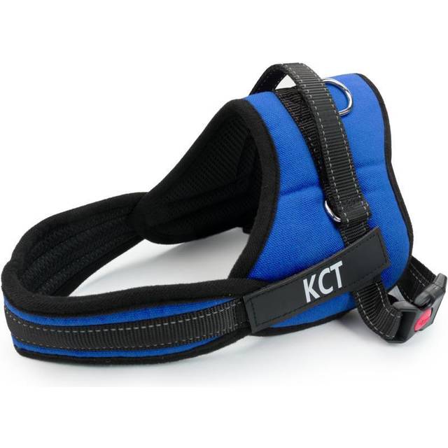 (Blue Harness, Large (L)) KCT No Pull Padded Dog Harnesses Red/Black/Blue