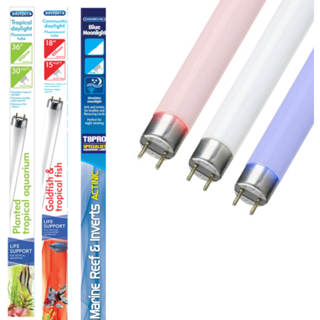 "Interpet Blue Moonlight 36W T8 Aquarium Light 48"""