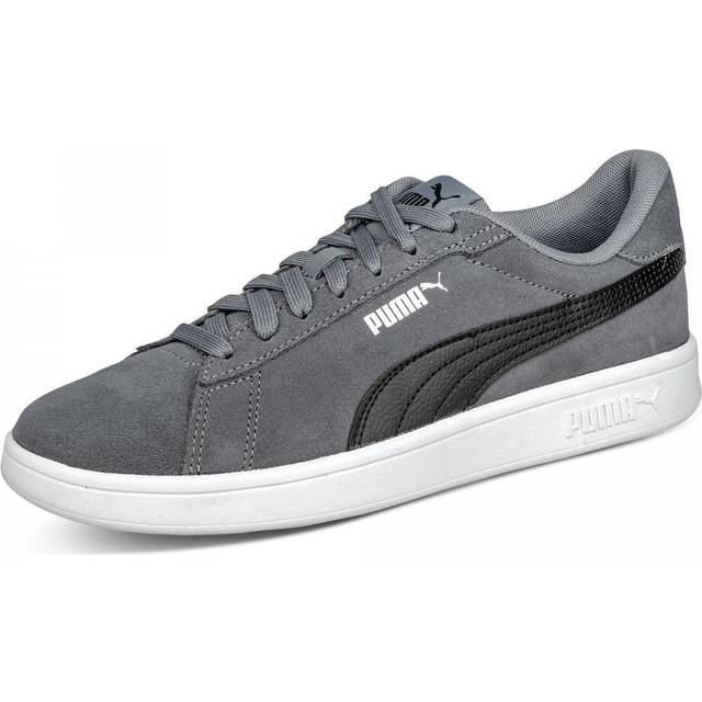 PUMA Herr Smash 3.0 Sneaker, Grå kakel Puma svart Puma vit, 39 EU