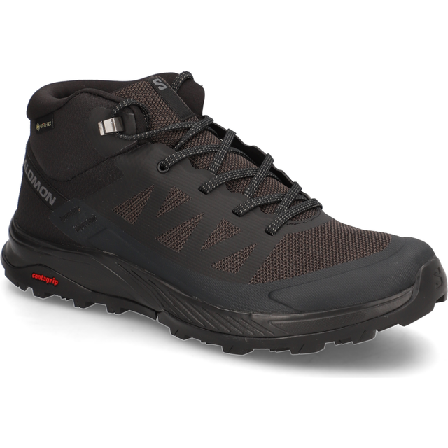 Salomon Men's Outrise Mid GORE-TEX Black/Black/Phantom, 46