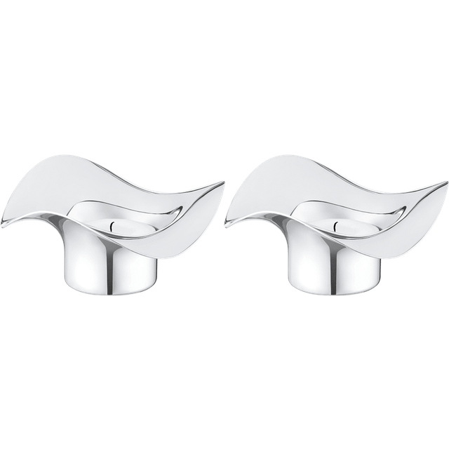 Georg Jensen Cobra Tealights, Set of 2