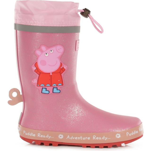 Regatta Peppa Pig Puddle Wellies Peppa Pink, Size: UK Infant 13 - Uk Infant 13