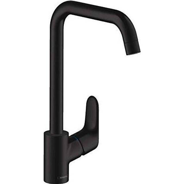 Hansgrohe Focus M41 Matt Black Single Lever Kitchen Sink Mixer Tap 318