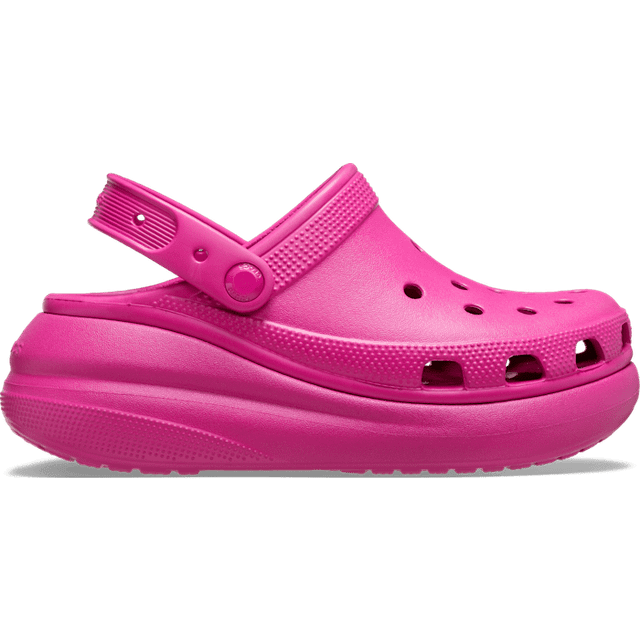 Fuchsia Platform Sandals with Ventilation Ports