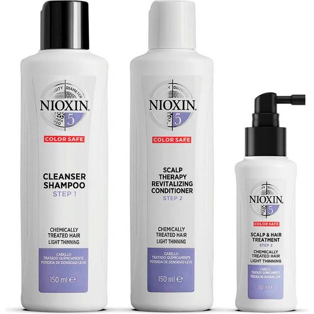 Nioxin for Chemically Treated Hair with Light Thinning System 5 Trial Kit