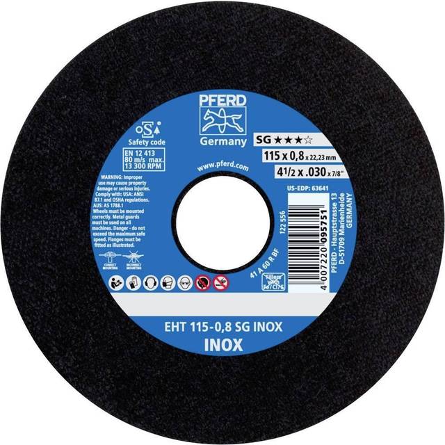Pferd Cut-off Wheel EHT 115-0,8 SG Inox- you get 25