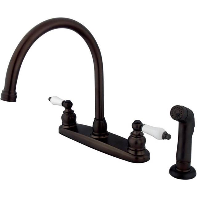 Kingston Brass KB725SP Vintage Centerset Kitchen Faucet  Oil Rubbed Br