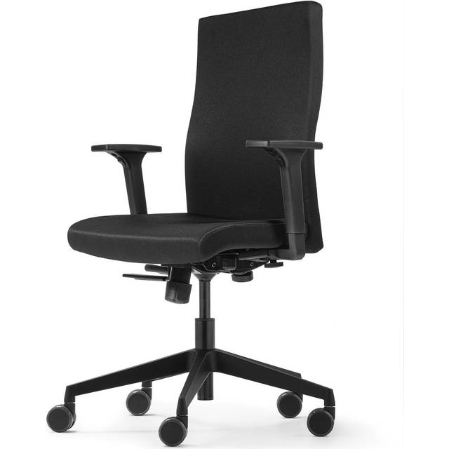 Dauphin with adjustable armrests, with adjustable armrests, black