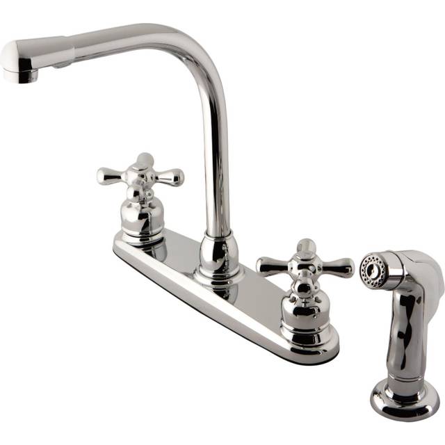 Kingston Brass KB711AXSP Victorian 8 Centerset Kitchen Faucet  Polished Chrome