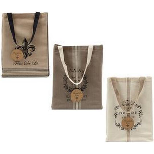DII French Print Bags (Set of 3)