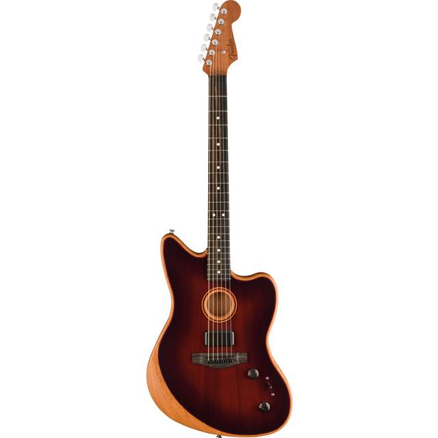 Fender American Acoustasonic Jazzmaster All-Mahogany Bourbon Burst - Ex Demo