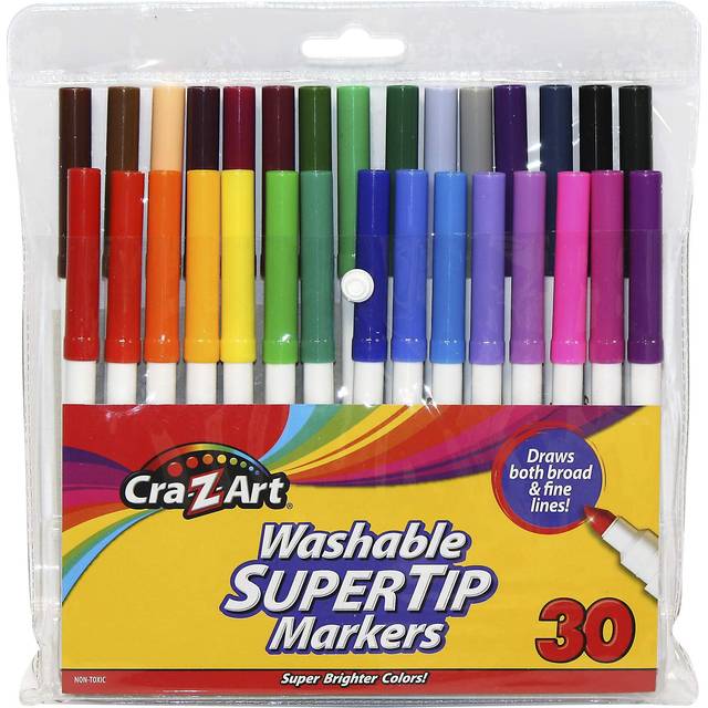 Cra-Z-Art Washable Super Tip Markers  30 Count