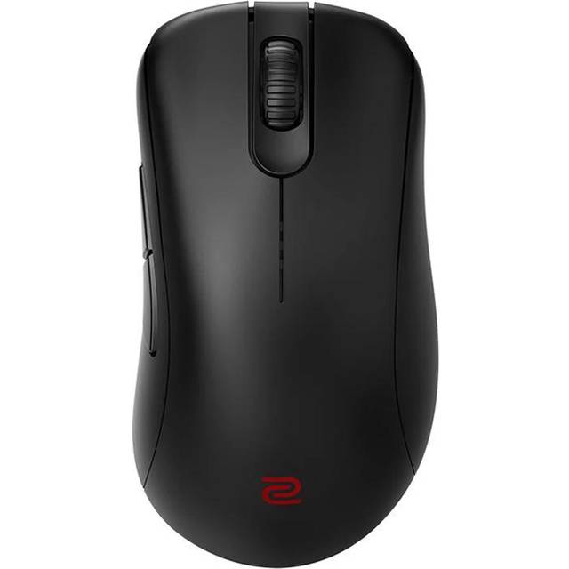 BenQ ZOWIE EC3-CW Kabellose ergonomische Gaming-Maus für Esports | Verbesserter Empfänger | 24-stufiges Scrollrad | Treiberlos | Mattschwarze Beschichtung | Kleine Größe