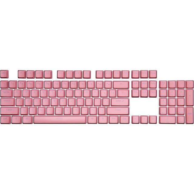 Cooler Master PBT Doubleshot bakgrundsbelyst tangentbord, uppgraderingsset, Sakura Pink för mekaniska tangentbord, kompatibel med standard US 104-layouttangentbord