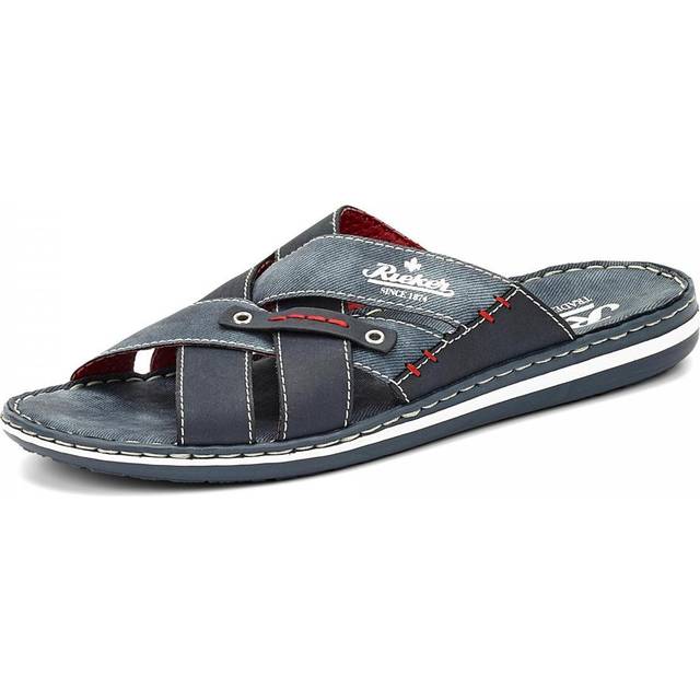 Rieker Herr 21099 Toffel, Svart Antracit 01, 40 EU