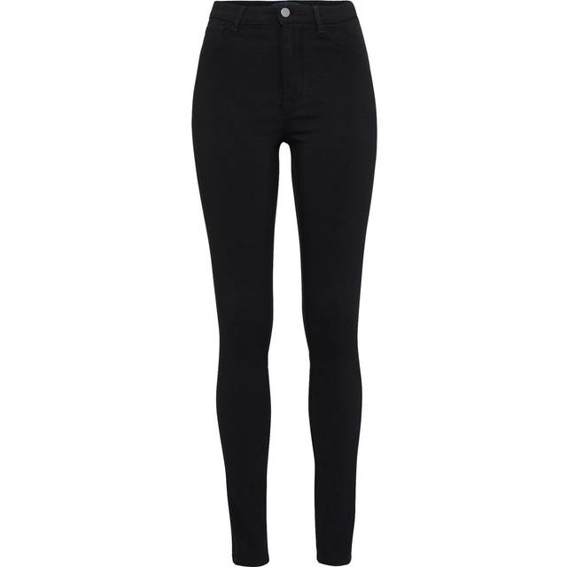 Pieces dame jeans PCHIGHSKIN - Black