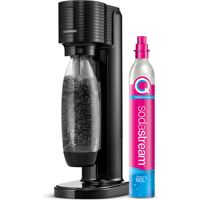 SodaStream Gaia Sparkling Water Machine Black - 13.6 x 22 x 42.8cm
