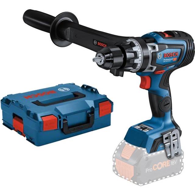 Bosch GSB 18V-150CG 18V Biturbo Brushless Combi Drill Body Only In L-BOXX