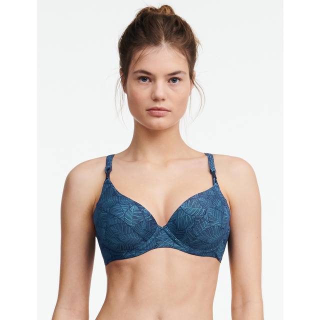 Femilet Tidra Leaves Tshirt bra Bikinitoppe Str D 80 - hos Magasin