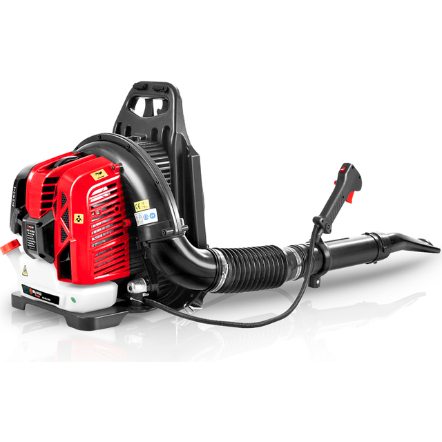 63CC Petrol Backpack Leaf Blower - Red