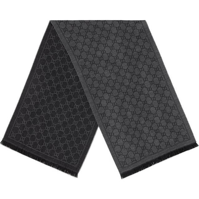 Gucci GG wool jacquard scarf - grey (One Size)