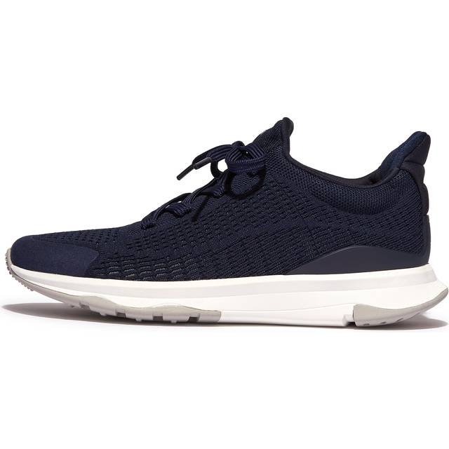 Fitflop Womens Vitamin Ffx Knit Trainers - Blue Nylon - Size UK 5