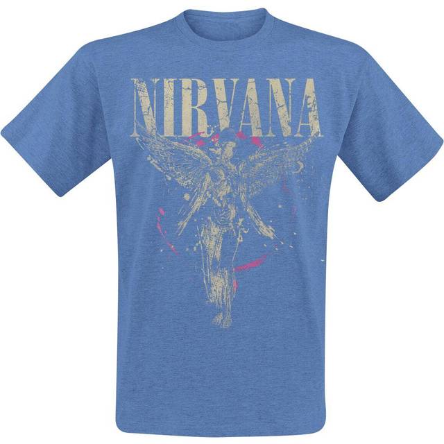 Nirvana In Utero T-Shirt mottled blue - L