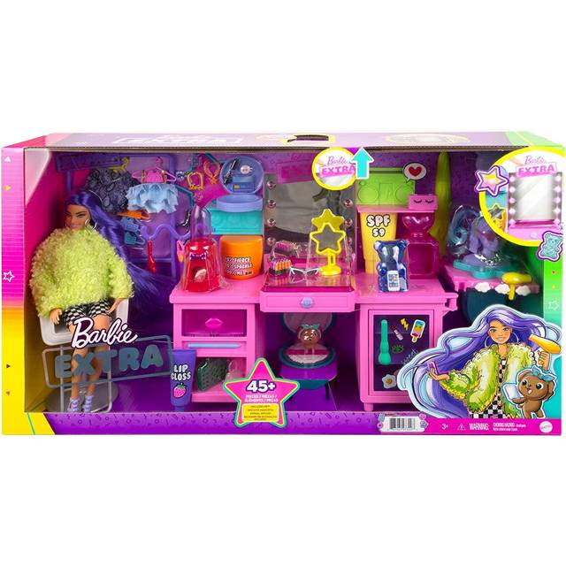 Barbie Extra Doll and Vanity Playset