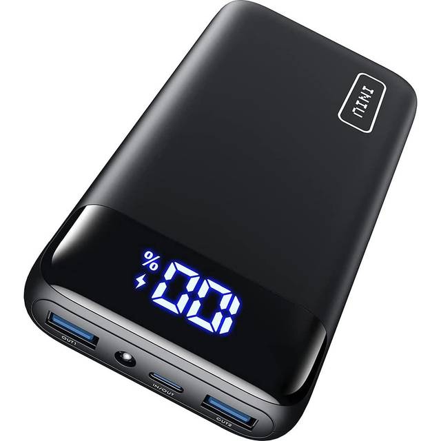 INIU Power Bank, 20W PD3.0 QC4.0 Fast Charging LED Display 20000mAh Portable Charger, 3A Outputs Flashlight Phone Battery Pack Compatible with iPhone