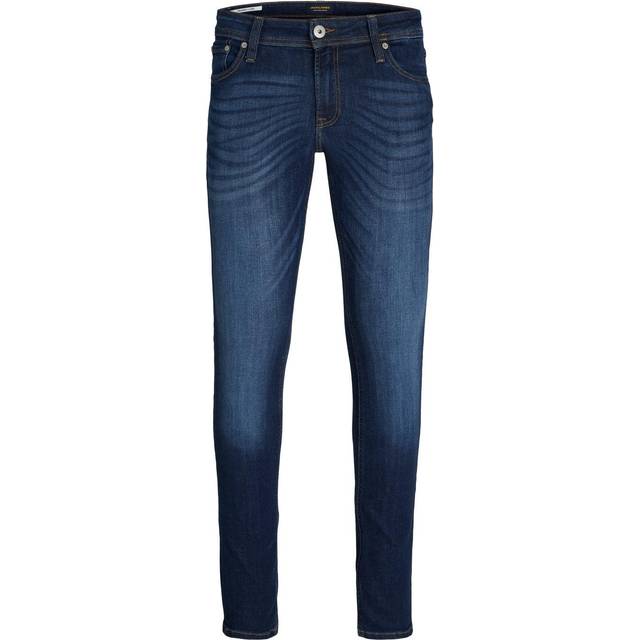 Jack & Jones Liam Original Skinny Fit Jeans - Blue, Blue, Size 32, Length Regular, Men -  length REGULAR,32