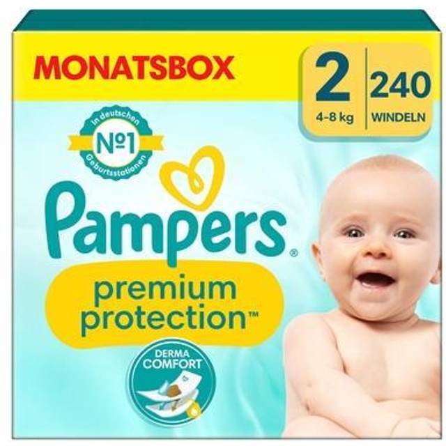 Pampers Premium Protection blöja Storlek 2 (4-8 kg) 240 st