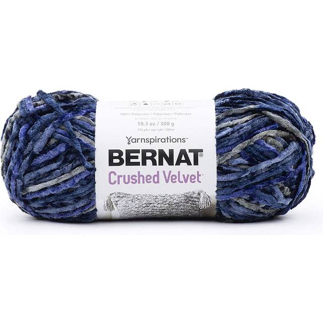 Bernat crushed velvet yarn-navy 161016-16011