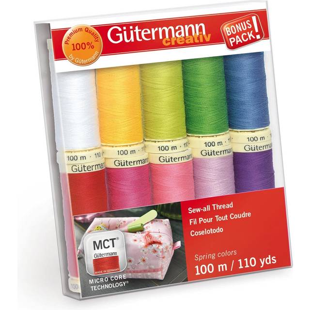 Gutermann Sew-All Polyester Thread Set 10 Spools-Pastels 734014-1