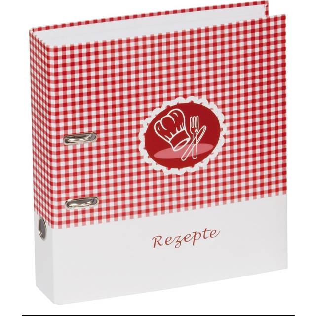 Pagna 50353-15 Recipe Binder A4 75 mm Spine Chef's Hat Laminated Print Design